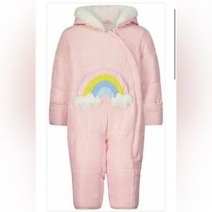 Baby girl Carter's pink pram